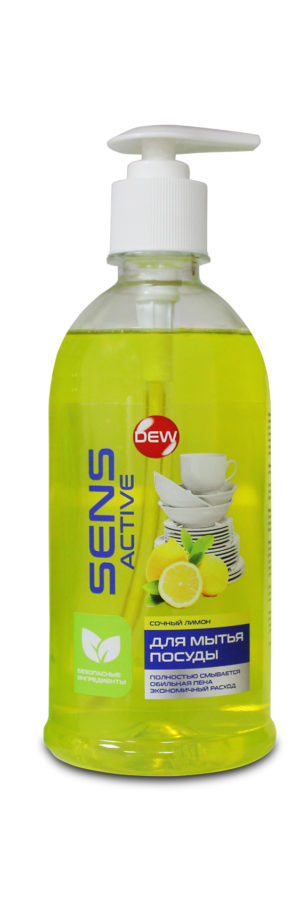 Средство для мытья посуды DEW SensActiv Лимон дозатор
